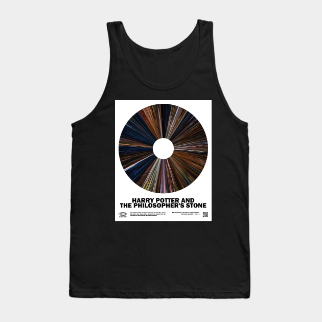 minimal_HP and The_Philosopher's_Stone Warp Barcode Movie Tank Top by silver-light